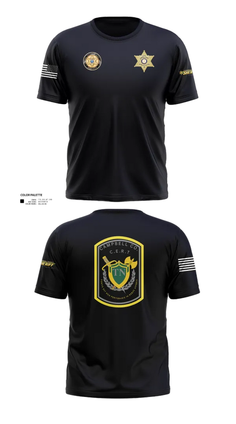 Short Sleeve Performance Shirt, C.C.S.O. CERT, , Teamtime, Team time, sublimation, custom sports apparel, team uniforms, spirit wear, spiritwear, sports uniforms, custom shirts, team store, custom team store, fundraiser sports, apparel fundraiser