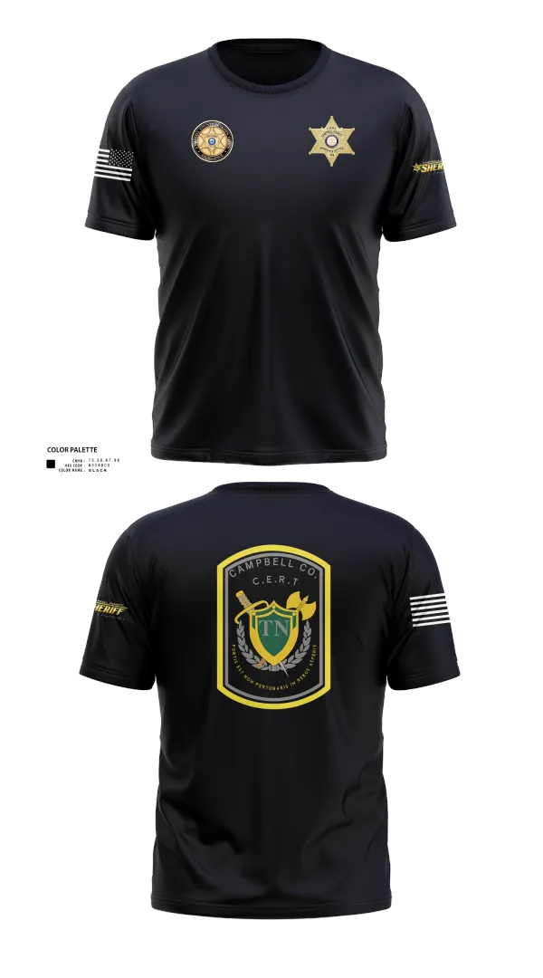 Short Sleeve Performance Shirt, C.C.S.O. CERT, , Teamtime, Team time, sublimation, custom sports apparel, team uniforms, spirit wear, spiritwear, sports uniforms, custom shirts, team store, custom team store, fundraiser sports, apparel fundraiser