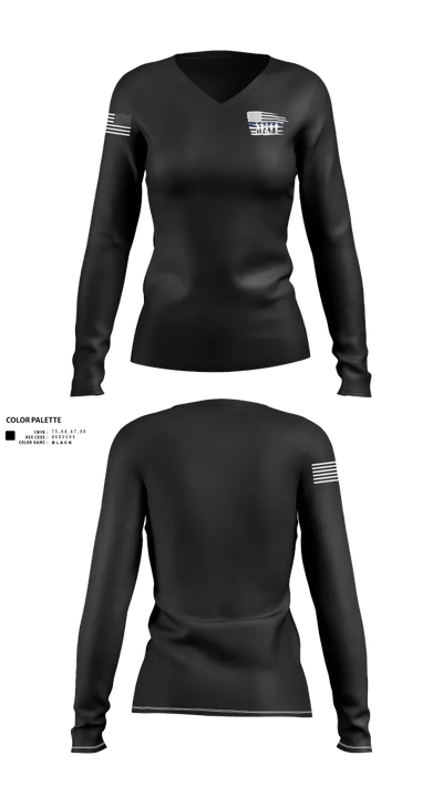 McBee Police Department 4438901 Women's Long Sleeve V-neck Shirt - 21