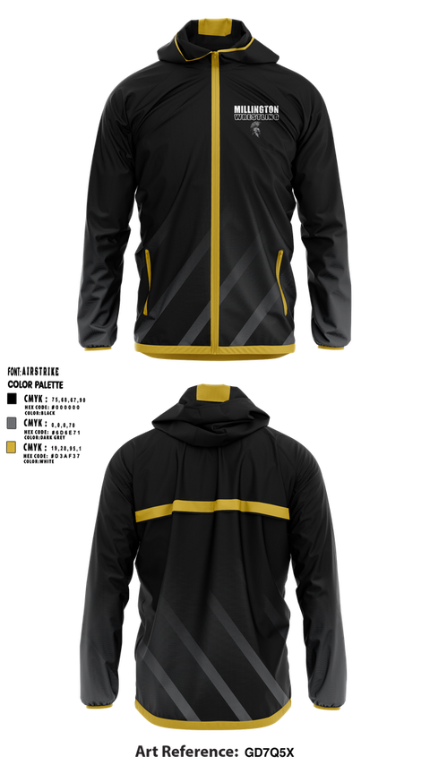 Windbreaker, Millington Trojans, Wrestling, Teamtime, Team time, sublimation, custom sports apparel, team uniforms, spirit wear, spiritwear, sports uniforms, custom shirts, team store, custom team store, fundraiser sports, apparel fundraiser