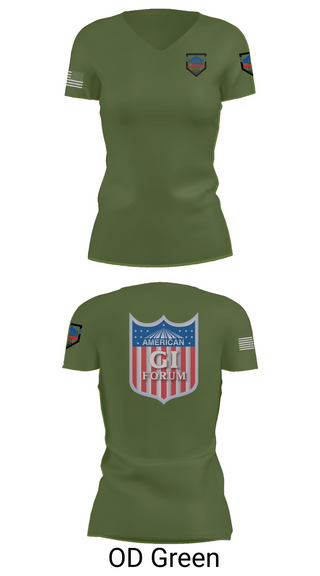 Womens Short Sleeve Vneck Shirt, Agif board, Army, Teamtime, Team time, sublimation, custom sports apparel, team uniforms, spirit wear, spiritwear, sports uniforms, custom shirts, team store, custom team store, fundraiser sports, apparel fundraiser