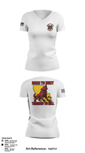 239th Military Police Company 90544648 Women's Short Sleeve V-neck Shirt - 4