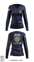 Post 45 22430513 Women's Long Sleeve V-neck Shirt - 1