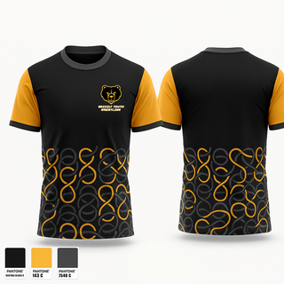 Old School Cotton Feel Shirt, Grizzly Youth Wrestling Club, Wrestling, Teamtime, Team time, sublimation, custom sports apparel, team uniforms, spirit wear, spiritwear, sports uniforms, custom shirts, team store, custom team store, fundraiser sports, apparel fundraiser