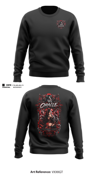 Crew Neck Sweatshirt, C.s.nine tails, E-Sports, Teamtime, Team time, sublimation, custom sports apparel, team uniforms, spirit wear, spiritwear, sports uniforms, custom shirts, team store, custom team store, fundraiser sports, apparel fundraiser