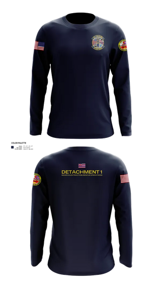 Long Sleeve Performance Shirt, Detachment 1 SERO, National Guard, Teamtime, Team time, sublimation, custom sports apparel, team uniforms, spirit wear, spiritwear, sports uniforms, custom shirts, team store, custom team store, fundraiser sports, apparel fundraiser