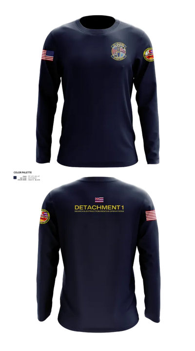 Detachment 1 SERO Long Sleeve Performance Shirt 21