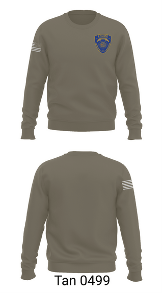 Crew Neck Sweatshirt, Carencro Police, Police, Teamtime, Team time, sublimation, custom sports apparel, team uniforms, spirit wear, spiritwear, sports uniforms, custom shirts, team store, custom team store, fundraiser sports, apparel fundraiser