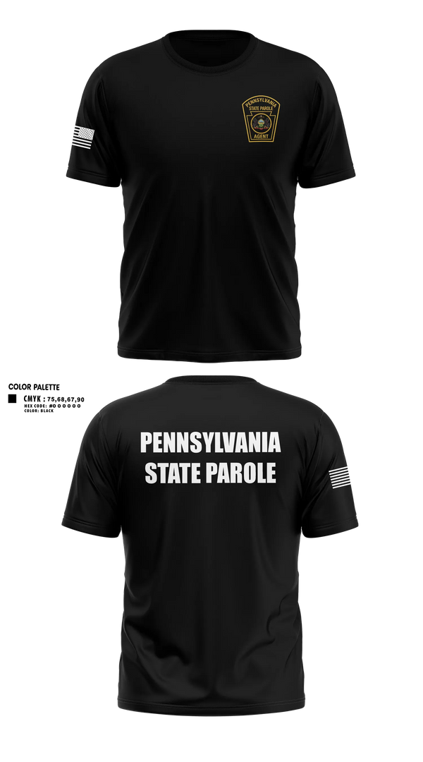 Old School Cotton Feel Shirt, Pennsylvania State Parole, Police, Teamtime, Team time, sublimation, custom sports apparel, team uniforms, spirit wear, spiritwear, sports uniforms, custom shirts, team store, custom team store, fundraiser sports, apparel fundraiser