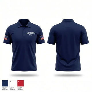 Short Sleeve Performance Polo, Northeastern State University Police, Police, Teamtime, Team time, sublimation, custom sports apparel, team uniforms, spirit wear, spiritwear, sports uniforms, custom shirts, team store, custom team store, fundraiser sports, apparel fundraiser