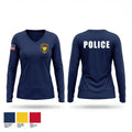 SCOTLAND NECK POLICE DEPARTMENT 60970122 Women's Long Sleeve V-neck Shirt - 2
