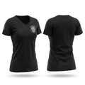 Hazmat Emergency Response Unit Women's Short Sleeve V-neck Shirt - 1