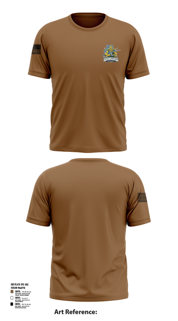 Short Sleeve Performance Shirt, Central Illinois Army Recruiting Company, , Teamtime, Team time, sublimation, custom sports apparel, team uniforms, spirit wear, spiritwear, sports uniforms, custom shirts, team store, custom team store, fundraiser sports, apparel fundraiser