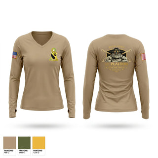Womens Long Sleeve Vneck Shirt, 1/124, Army, Teamtime, Team time, sublimation, custom sports apparel, team uniforms, spirit wear, spiritwear, sports uniforms, custom shirts, team store, custom team store, fundraiser sports, apparel fundraiser