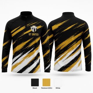 Quarter Zip Jacket, GT United, Women's Soccer, Teamtime, Team time, sublimation, custom sports apparel, team uniforms, spirit wear, spiritwear, sports uniforms, custom shirts, team store, custom team store, fundraiser sports, apparel fundraiser