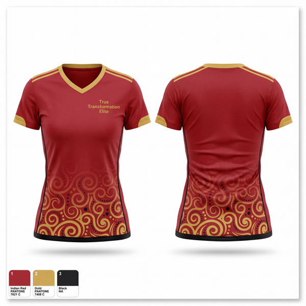 Womens Short Sleeve Vneck Shirt, True Transformation Elite, Men's Basketball, Teamtime, Team time, sublimation, custom sports apparel, team uniforms, spirit wear, spiritwear, sports uniforms, custom shirts, team store, custom team store, fundraiser sports, apparel fundraiser