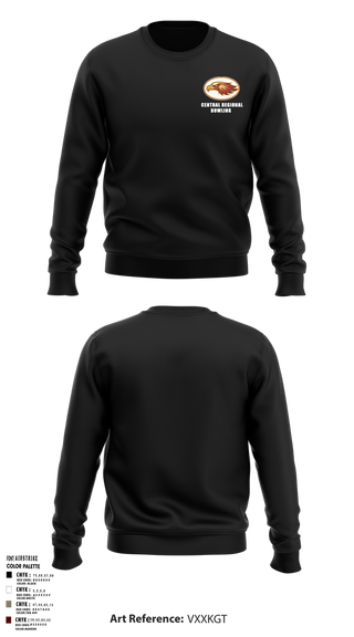 Crew Neck Sweatshirt, Central Regional High School Bowling, Bowling, Teamtime, Team time, sublimation, custom sports apparel, team uniforms, spirit wear, spiritwear, sports uniforms, custom shirts, team store, custom team store, fundraiser sports, apparel fundraiser