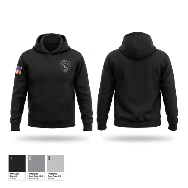 Hoodie, S.W.A.T., Police, Teamtime, Team time, sublimation, custom sports apparel, team uniforms, spirit wear, spiritwear, sports uniforms, custom shirts, team store, custom team store, fundraiser sports, apparel fundraiser