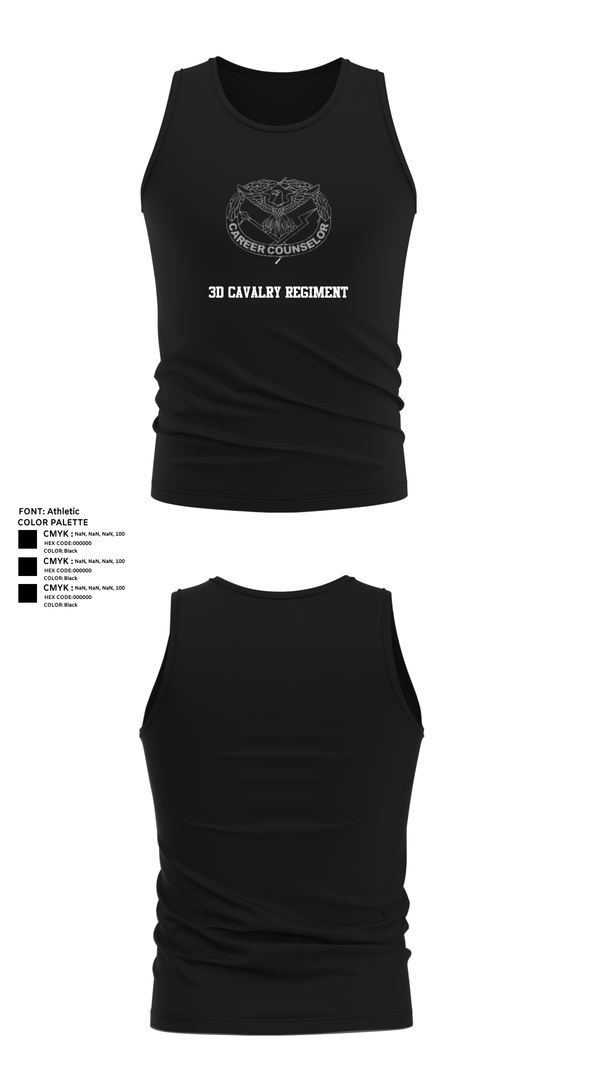 Tank Top, 3d Cavalry Regiment, Army, Teamtime, Team time, sublimation, custom sports apparel, team uniforms, spirit wear, spiritwear, sports uniforms, custom shirts, team store, custom team store, fundraiser sports, apparel fundraiser