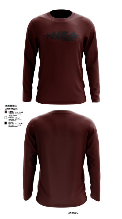 Northeastern Assassins Long Sleeve Performance Shirt 5