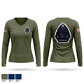 Mike Company Women's Long Sleeve V-neck Shirt - 1