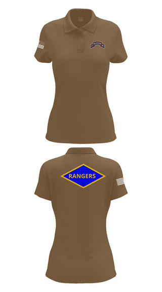 Womens Short Sleeve Performance Polo, 5th Rangers, , Teamtime, Team time, sublimation, custom sports apparel, team uniforms, spirit wear, spiritwear, sports uniforms, custom shirts, team store, custom team store, fundraiser sports, apparel fundraiser