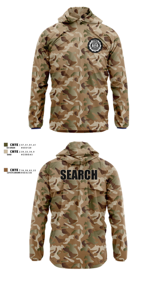 Windbreaker, BVCC Search Team, Police, Teamtime, Team time, sublimation, custom sports apparel, team uniforms, spirit wear, spiritwear, sports uniforms, custom shirts, team store, custom team store, fundraiser sports, apparel fundraiser