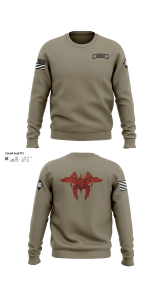 Crew Neck Sweatshirt, Blackfoot 2nd platoon, , Teamtime, Team time, sublimation, custom sports apparel, team uniforms, spirit wear, spiritwear, sports uniforms, custom shirts, team store, custom team store, fundraiser sports, apparel fundraiser