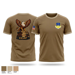Old School Cotton Feel Shirt, CCAF, Air Force, Teamtime, Team time, sublimation, custom sports apparel, team uniforms, spirit wear, spiritwear, sports uniforms, custom shirts, team store, custom team store, fundraiser sports, apparel fundraiser