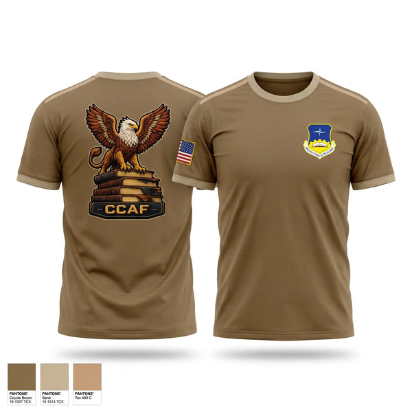 Old School Cotton Feel Shirt, CCAF, Air Force, Teamtime, Team time, sublimation, custom sports apparel, team uniforms, spirit wear, spiritwear, sports uniforms, custom shirts, team store, custom team store, fundraiser sports, apparel fundraiser
