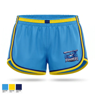 Womens Shorts, Annapolis Area Hammers, Baseball, Teamtime, Team time, sublimation, custom sports apparel, team uniforms, spirit wear, spiritwear, sports uniforms, custom shirts, team store, custom team store, fundraiser sports, apparel fundraiser