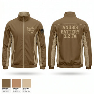Windbreaker, Anubis Battery, 3-12 FA, Army, Teamtime, Team time, sublimation, custom sports apparel, team uniforms, spirit wear, spiritwear, sports uniforms, custom shirts, team store, custom team store, fundraiser sports, apparel fundraiser