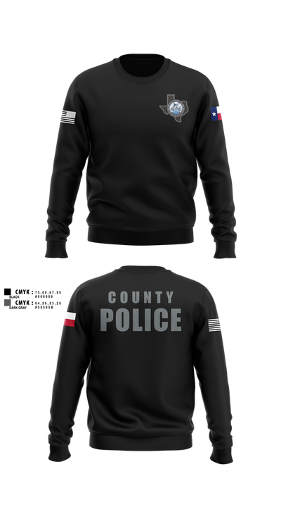 Nueces County Constable PCT4 30073114 Crew Neck Sweatshirt - 5