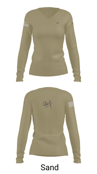 Womens Long Sleeve Vneck Shirt, 1MED, , Teamtime, Team time, sublimation, custom sports apparel, team uniforms, spirit wear, spiritwear, sports uniforms, custom shirts, team store, custom team store, fundraiser sports, apparel fundraiser