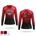 Cave Spring Women's Long Sleeve V-neck Shirt - 1
