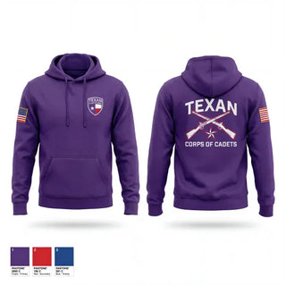 Hoodie, Texan Corps of Cadets, Army, Teamtime, Team time, sublimation, custom sports apparel, team uniforms, spirit wear, spiritwear, sports uniforms, custom shirts, team store, custom team store, fundraiser sports, apparel fundraiser