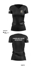 TIMBERLAKE POLICE DEPARTMENT 6264970 Women's Short Sleeve V-neck Shirt - 15