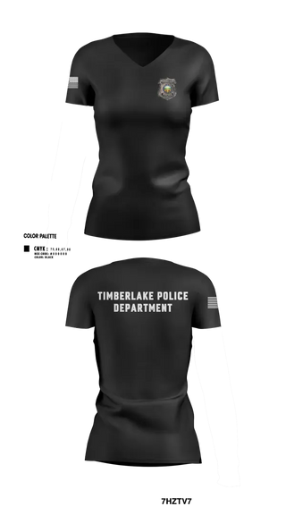 Womens Short Sleeve Vneck Shirt, TIMBERLAKE POLICE DEPARTMENT, Police, Teamtime, Team time, sublimation, custom sports apparel, team uniforms, spirit wear, spiritwear, sports uniforms, custom shirts, team store, custom team store, fundraiser sports, apparel fundraiser