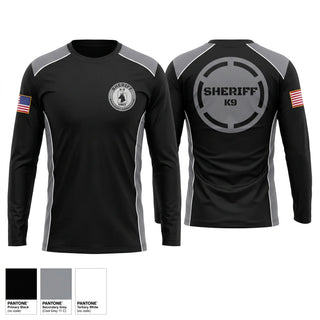 Long Sleeve Performance Shirt, SHERIFF K9 UNIT, Police, Teamtime, Team time, sublimation, custom sports apparel, team uniforms, spirit wear, spiritwear, sports uniforms, custom shirts, team store, custom team store, fundraiser sports, apparel fundraiser