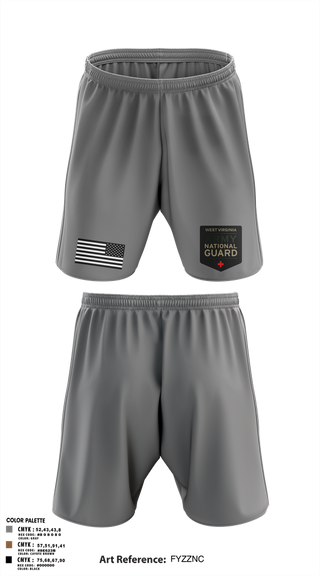Athletic Shorts With Pockets, WV ARNG Med Det, , Teamtime, Team time, sublimation, custom sports apparel, team uniforms, spirit wear, spiritwear, sports uniforms, custom shirts, team store, custom team store, fundraiser sports, apparel fundraiser