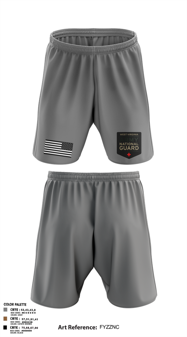 Athletic Shorts With Pockets, WV ARNG Med Det, , Teamtime, Team time, sublimation, custom sports apparel, team uniforms, spirit wear, spiritwear, sports uniforms, custom shirts, team store, custom team store, fundraiser sports, apparel fundraiser