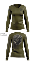 Limestone County Sheriff K9 Unit Women's Long Sleeve V-neck Shirt - 21