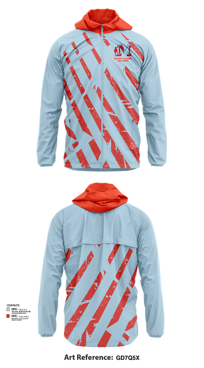 Monterey Plainsmen Girls Soccer 65862405 Windbreaker - 41