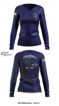 South Carolina Police K9 Association 6197242 Women's Long Sleeve V-neck Shirt - 2