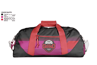 Duffle Bag, The Grind, Men's Basketball, Teamtime, Team time, sublimation, custom sports apparel, team uniforms, spirit wear, spiritwear, sports uniforms, custom shirts, team store, custom team store, fundraiser sports, apparel fundraiser