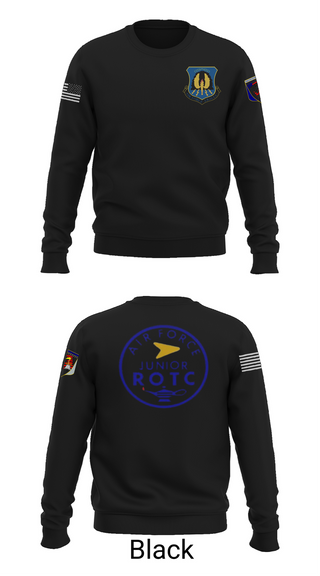 Crew Neck Sweatshirt, 61st Eagle Squadron, Air Force, Teamtime, Team time, sublimation, custom sports apparel, team uniforms, spirit wear, spiritwear, sports uniforms, custom shirts, team store, custom team store, fundraiser sports, apparel fundraiser