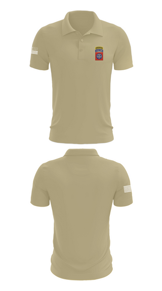 Short Sleeve Performance Polo, 82nd airborne Division, , Teamtime, Team time, sublimation, custom sports apparel, team uniforms, spirit wear, spiritwear, sports uniforms, custom shirts, team store, custom team store, fundraiser sports, apparel fundraiser