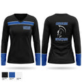 Carolina Spartans Women's Long Sleeve V-neck Shirt - 1