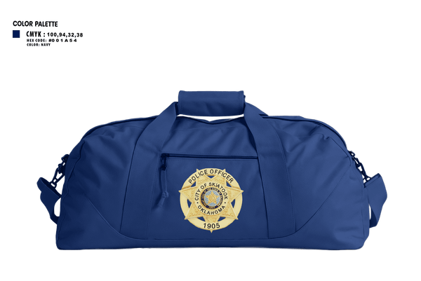 Duffle Bag, Skiatook Police Department, Police, Teamtime, Team time, sublimation, custom sports apparel, team uniforms, spirit wear, spiritwear, sports uniforms, custom shirts, team store, custom team store, fundraiser sports, apparel fundraiser
