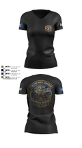 2nd area command 59908555 Women's Short Sleeve V-neck Shirt - 23